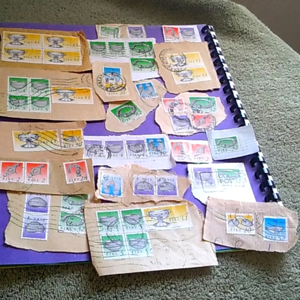 Mixed years irish definitive stamps #2